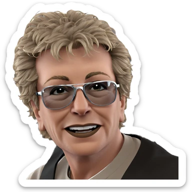 cool dude in sunglasses car sticker