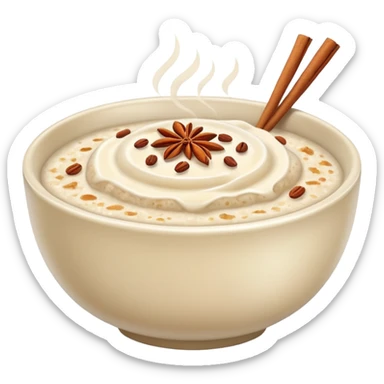 A bowl of porridge sticker