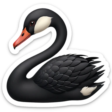 Cisne negro sticker