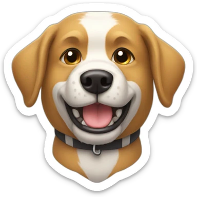 chien rugbyman sticker