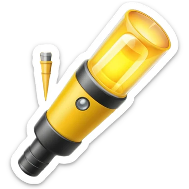 Flashlight beam sticker