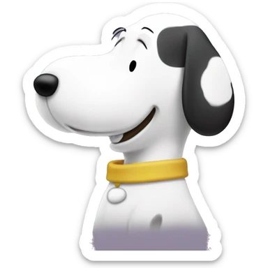 Snoopy and Woodstock  sticker