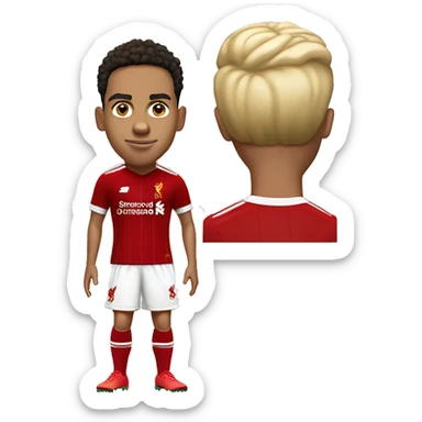 trent alexander arnold full body in a liverpool kit sticker