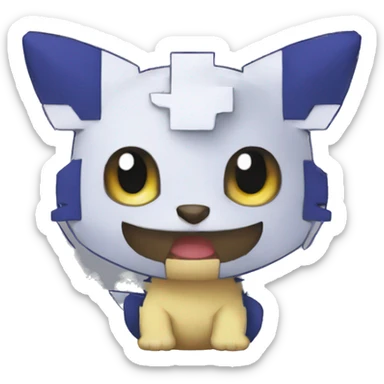 Pixel pokemon sticker