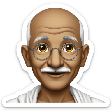 Mahatma Gandhi  sticker