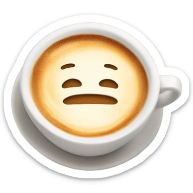 flat white (in inventory) sticker