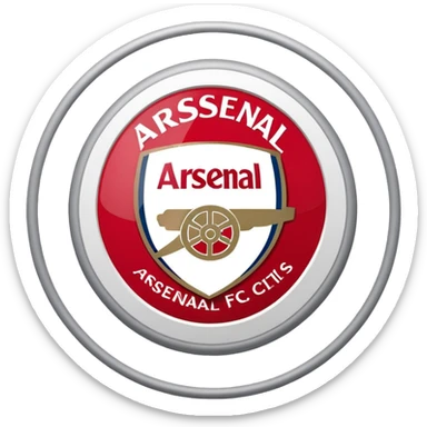 arsenal FC logo sticker