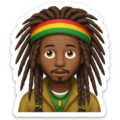 Rasta from Amsterdam sticker