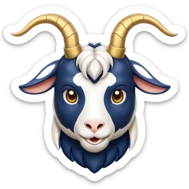 Navy football goat emoji sticker