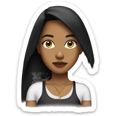 aaliyah sticker