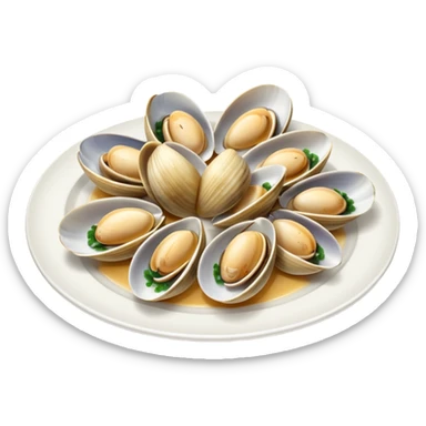 Steamed clams sticker