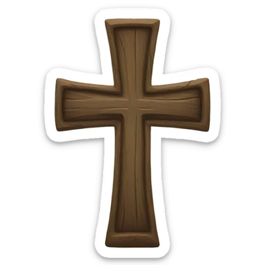 Cross sticker