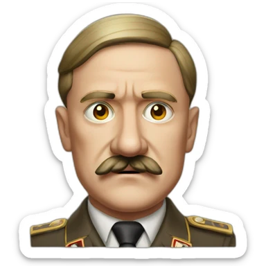 adolphe hitler sticker
