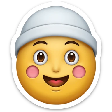 gib mir bitte nochmal den allerersten, aber mach die kappe so wie beim zweiten  sticker