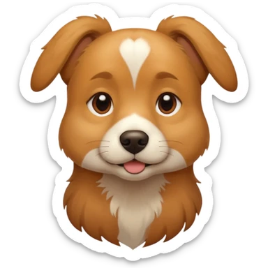 Relaxation / Calmness dog picture sticker