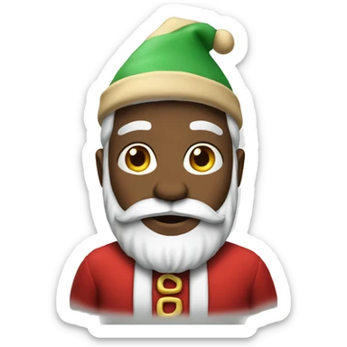 Santa is coming to town  sticker