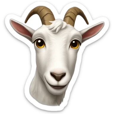The real goat  sticker