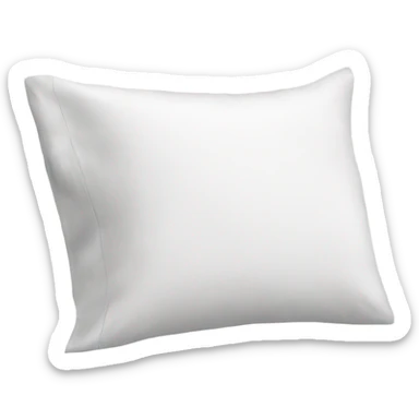 white pillowcase sticker