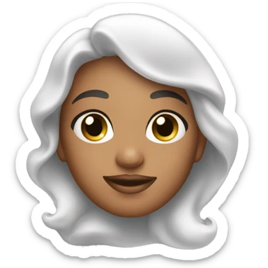 Bubble skincare products sticker