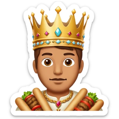 Kebab king sticker