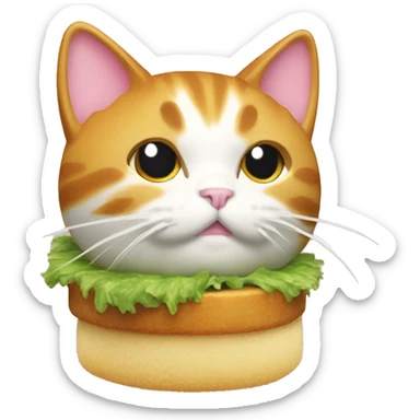 cat tonkatsu joystick sticker