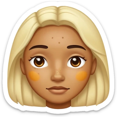 Hyperpigmentation meme sticker