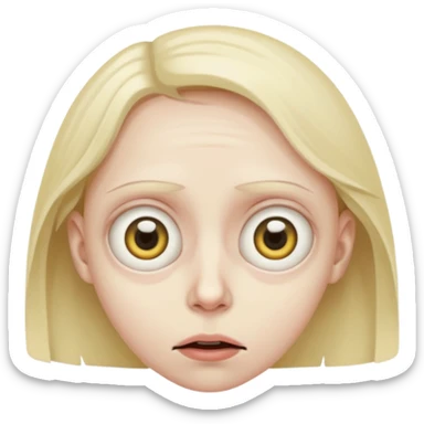 🫩 but weird sticker