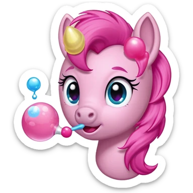 My little pony puffs gum sticker