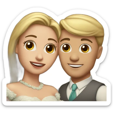 cena de pareja sticker