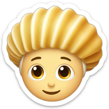 conchiglia di Santiago sticker