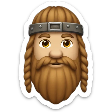 Gimli dwarf sticker