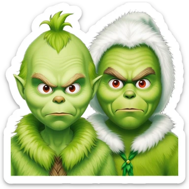 The grinch and Micheal Myers’s  sticker
