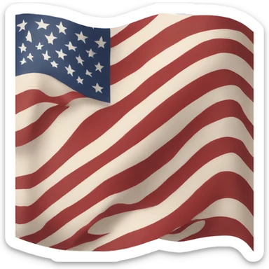 AMERICA flag sticker