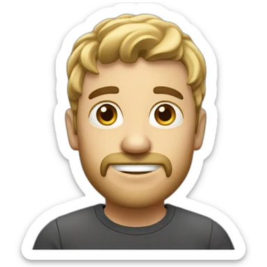 Arquitecta blanca pelo rubio sticker