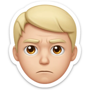 Un persona estresada sticker