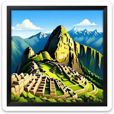 Machu Pichu sticker