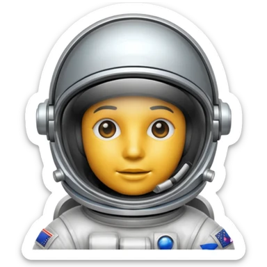 astronaut helmets sticker