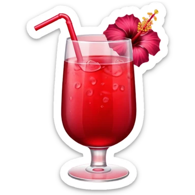make hibiscus juice sticker