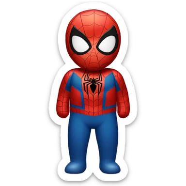 Tired Spider-Man sticker