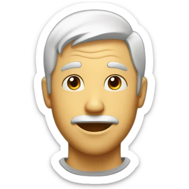 guy makes a wish sticker