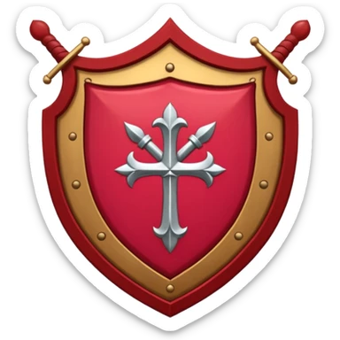 brasão sangrando medieval rosa de sangue vermelha sticker