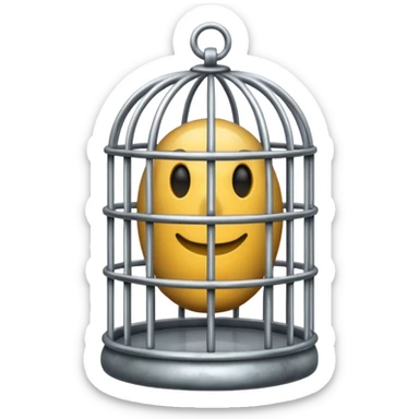 Castity cage bdsm style sticker