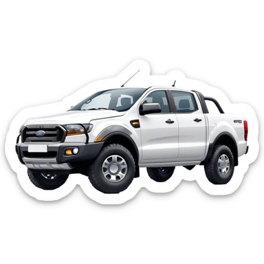Ford Ranger - Ford (Model Year: 2024) (Iconic colour: White) sticker