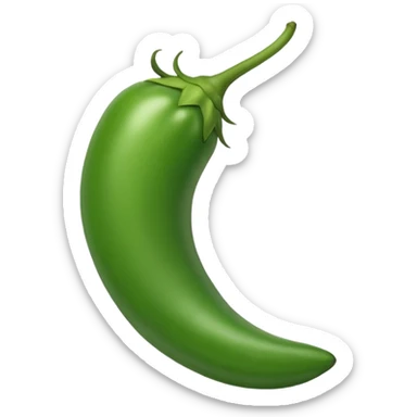 green chili sticker