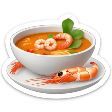 tom yam with shrimps sticker