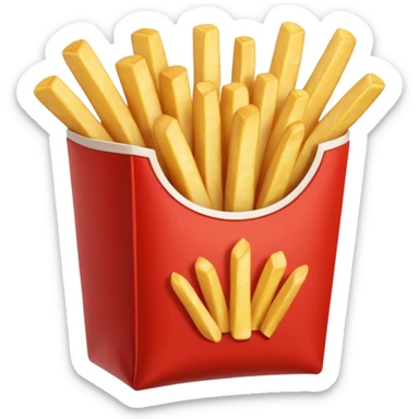 put the fries in the bag sticker