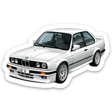 Bmw m3 e30 sticker