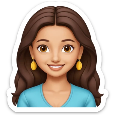 ipretty bratz emoji of alia bhatt sticker