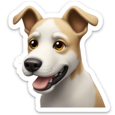 un perro animatronico sticker