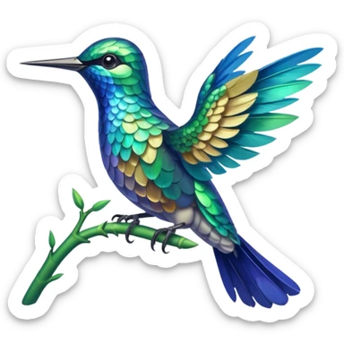 colibri sticker